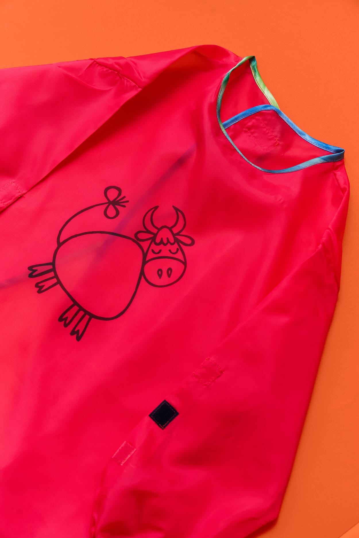 Фартук с цельным рукавом+рисунок