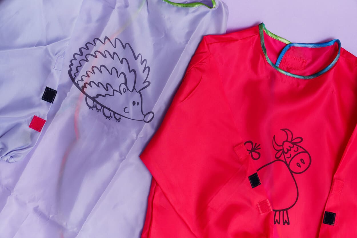 Фартук с цельным рукавом+рисунок