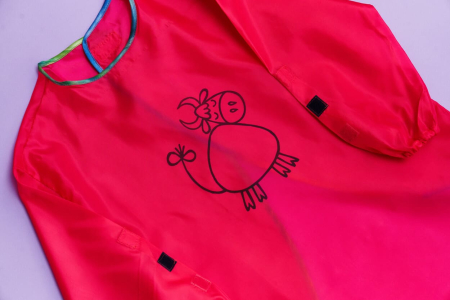 Фартук с цельным рукавом+рисунок