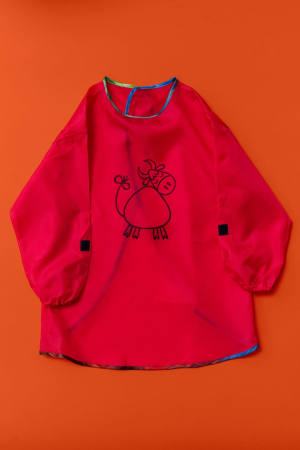 Фартук с цельным рукавом+рисунок