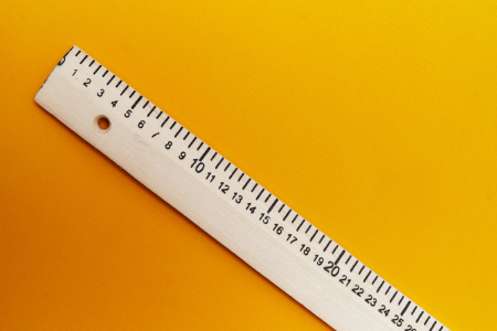 Линейка деревянная классная с держателем