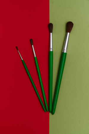 Пони круглая окрашеная ручка