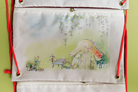 Сумка для обуви с рисуноком